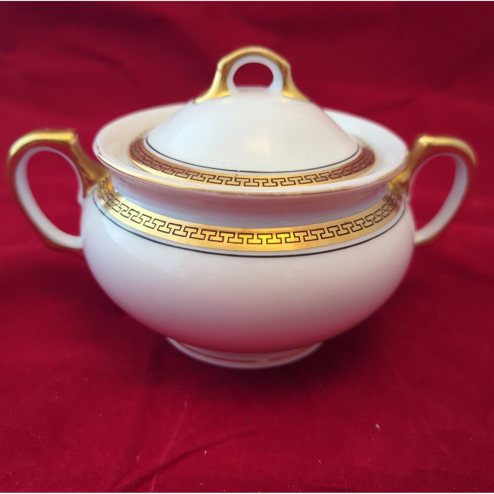 Vintage Epiage Czechoslovakia Corinth Corithian Sugar Bowl